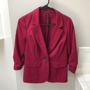 Maurices dark pink blazer